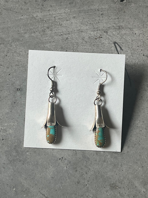 Sterling silver and turquoise earrings