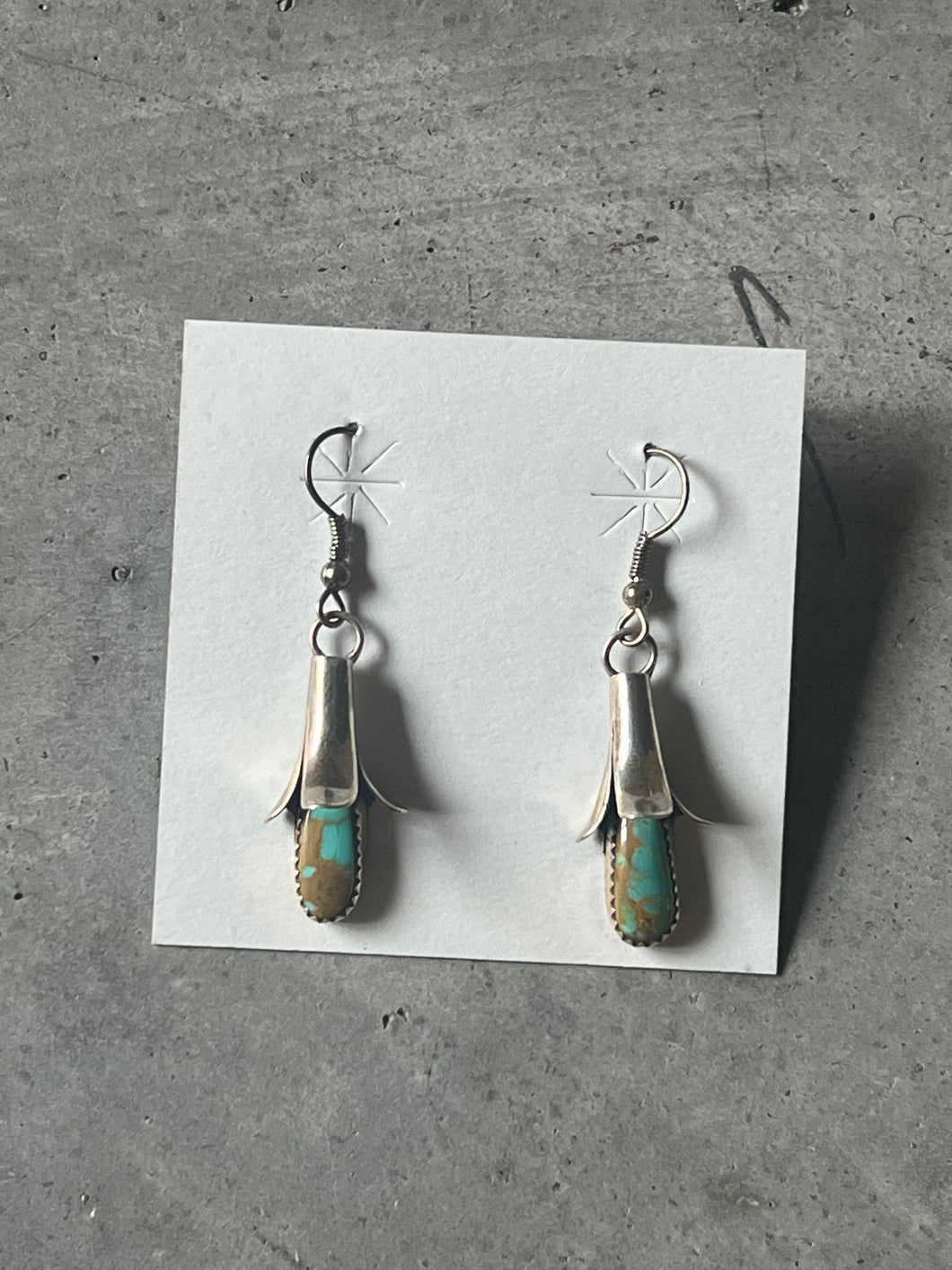 Sterling silver and turquoise earrings