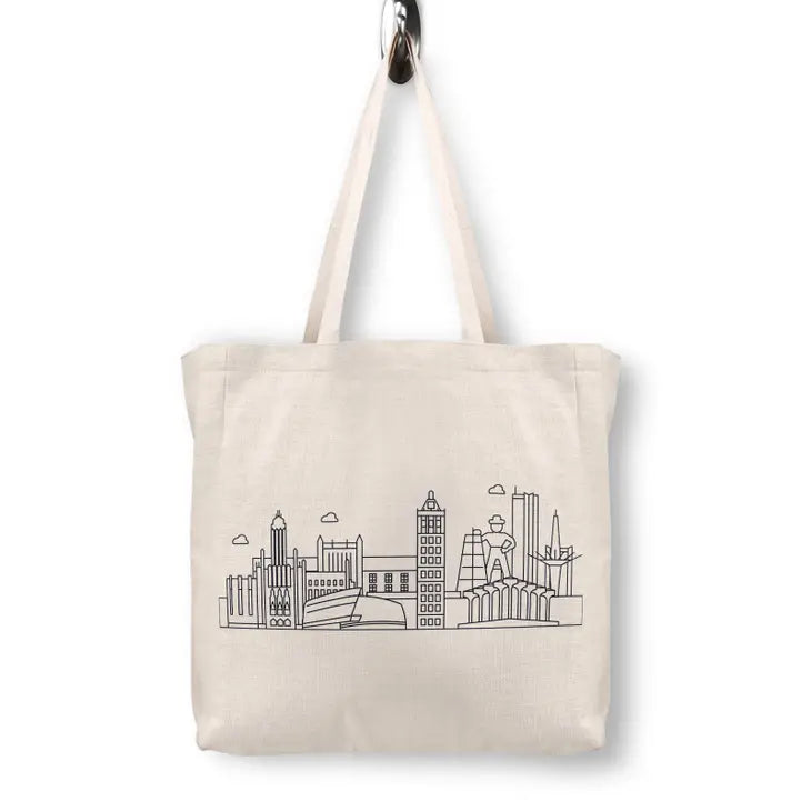 Tulsa Skyline Tote Bag