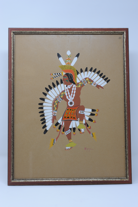 Kiowa Five Pochoir Print 22