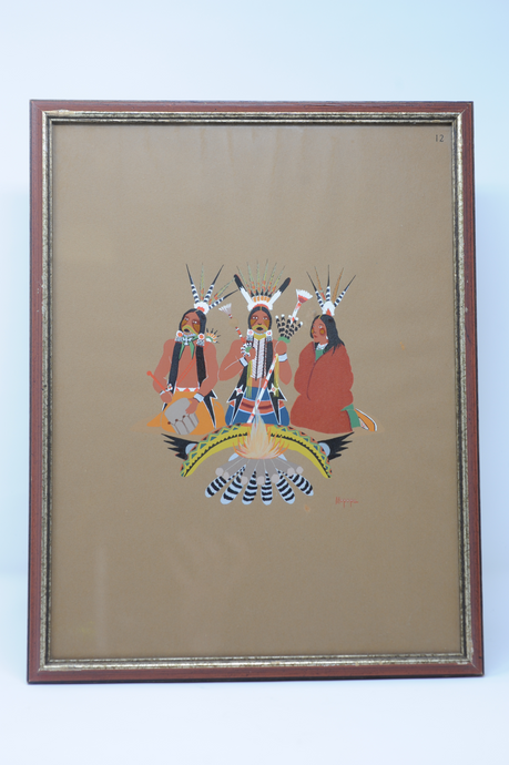 Kiowa Five Pochoir Print 12