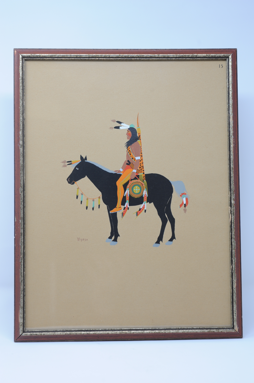 Kiowa Five Pochoir Print 15