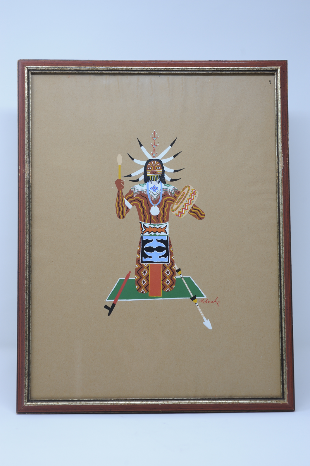 Kiowa Five Pochoir Print 5