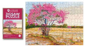 An Island of Redbuds on the Cimarron Puzzle