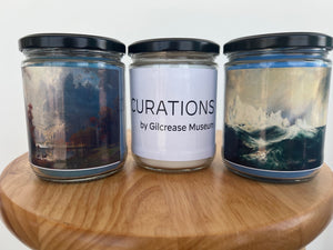 Gilcrease-inspired candles by Secret Gardens Candle Co.