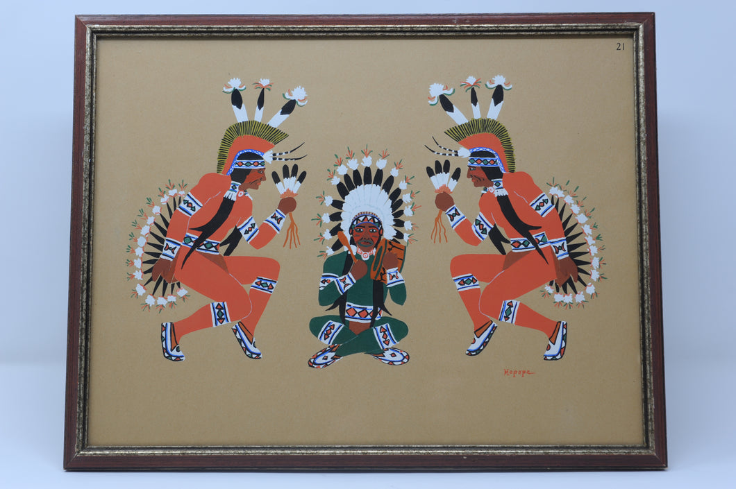 Kiowa Five Pochoir Print 21