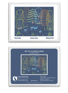 Forest Scene Note Card Set