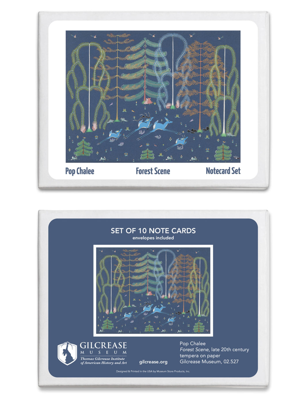 Forest Scene Note Card Set