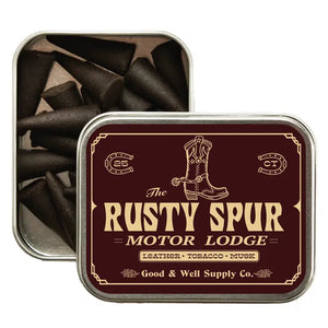 Rusty Spur Motor Lodge Incense - leather, tobacco & musk
