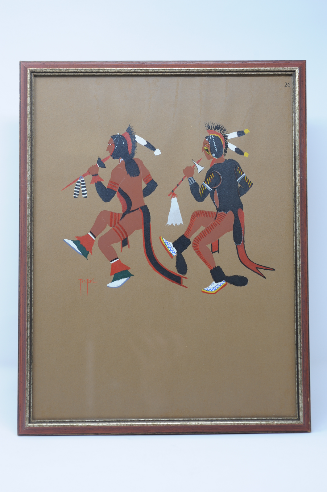 Kiowa Five Pochoir Print 26